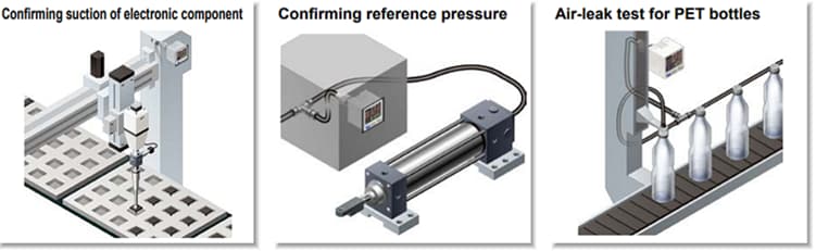 Panasonic Industrial Automation Capteurs de pression numériques à double affichage DP-100 
